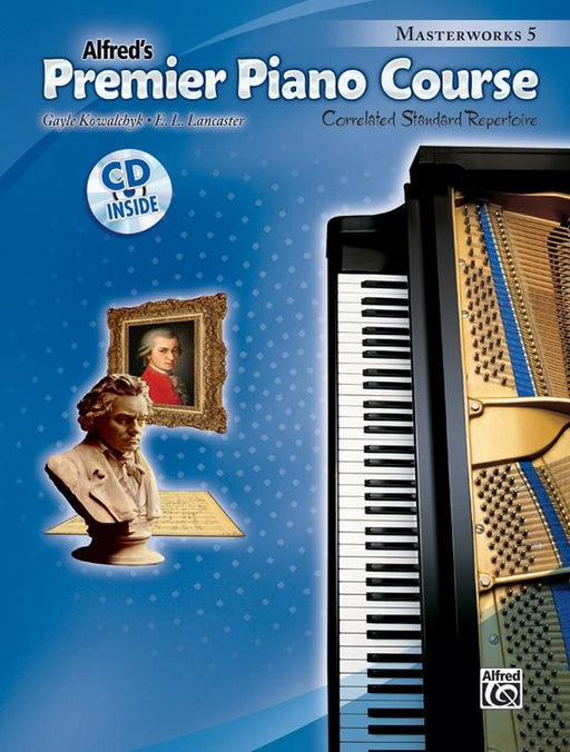 Alfred's Premier Piano Course, Masterworks 5 - Book & CD