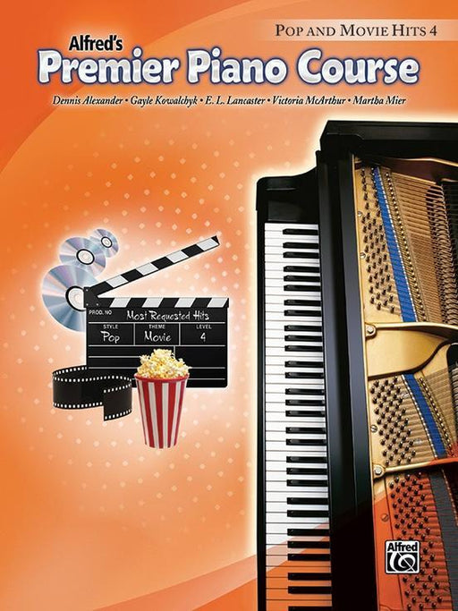Alfred's Premier Piano Course, Pop and Movie Hits 4-Piano & Keyboard-Alfred-Engadine Music