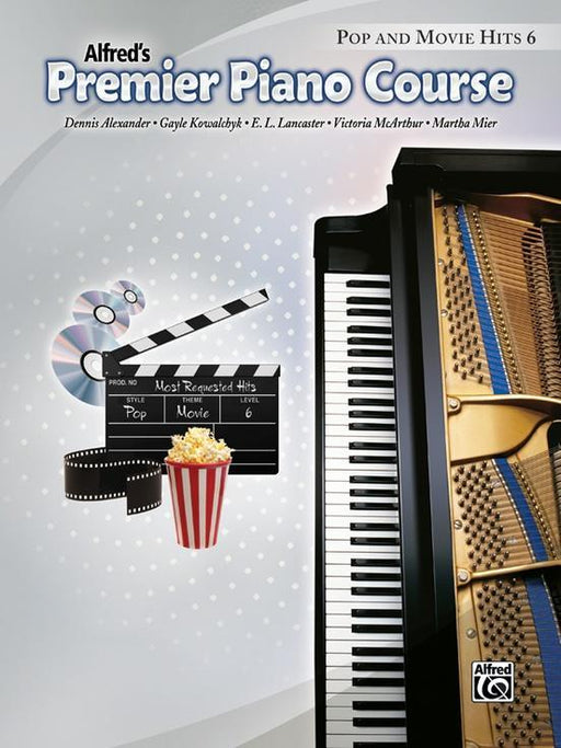 Alfred's Premier Piano Course, Pop and Movie Hits 6-Piano & Keyboard-Alfred-Engadine Music