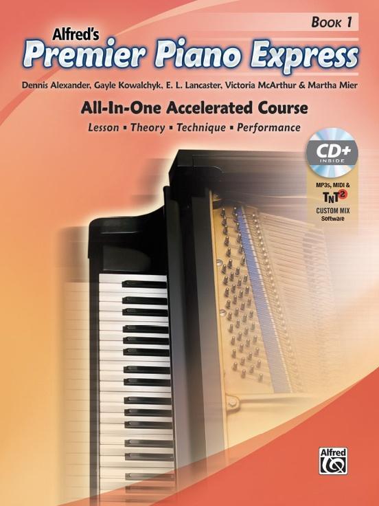 Alfred's Premier Piano Express, Book 1 Book & CD Rom-Piano & Keyboard-Alfred-Engadine Music