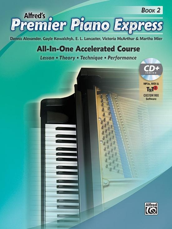 Alfred's Premier Piano Express, Book 2 Book & CD Rom-Piano & Keyboard-Alfred-Engadine Music