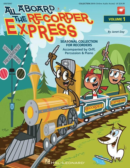 All Aboard The Recorder Express Volume 1-Recorder-Hal Leonard-Engadine Music