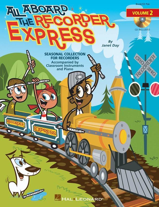 All Aboard the Recorder Express Volume 2-Recorder-Hal Leonard-Engadine Music
