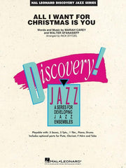 All I Want For Christmas Is You, Arr. Rick Stitzel Stage Band Chart Grade 1.5-Stage Band chart-Hal Leonard-Engadine Music