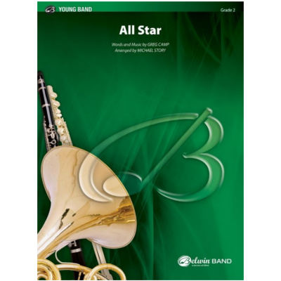 All Star, Greg Camp Arr. Michael Story Concert Band Chart Grade 2-Concert Band Chart-Alfred-Engadine Music