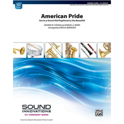 American Pride Arr. Chris M. Bernotas Concert Band Chart Grade 1.5-Concert Band Chart-Alfred-Engadine Music