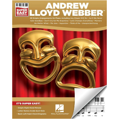 Andrew Lloyd Webber - Super Easy Songbook - Piano-Piano & Keyboard-Hal Leonard-Engadine Music