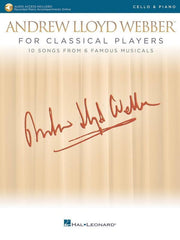 Andrew Lloyd Webber for Classical Players - Cello/Piano-Strings-Hal Leonard-Engadine Music