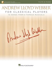 Andrew Lloyd Webber for Classical Players - Flute/Piano-Woodwind-Hal Leonard-Engadine Music