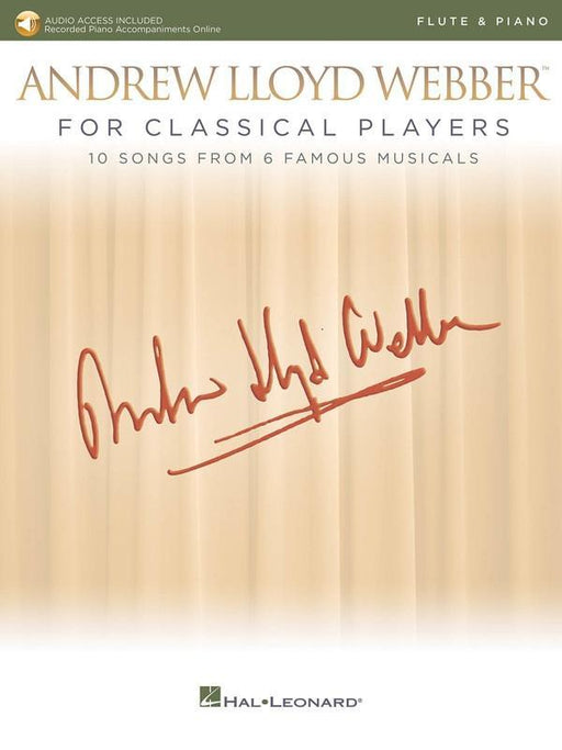Andrew Lloyd Webber for Classical Players - Flute/Piano-Woodwind-Hal Leonard-Engadine Music