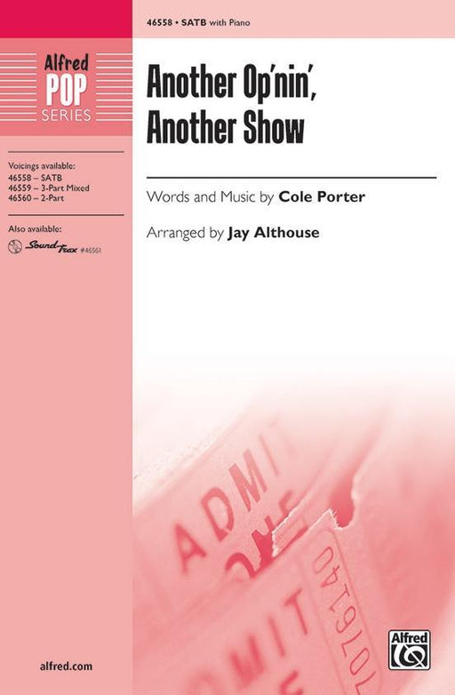 Another Op'nin', Another Show, Cole Porter Arr. Jay Althouse Choral-Choral-Alfred-SATB-Engadine Music