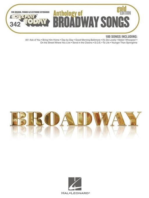 Anthology of Broadway Songs - Gold Edition, E-Z Play
