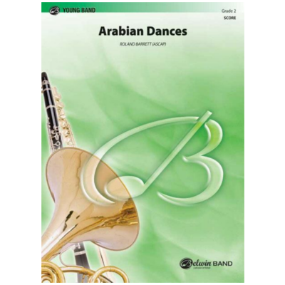 Arabian Dances, Roland Barrett Concert Band Chart Grade 2-Concert Band chart-Alfred-Engadine Music