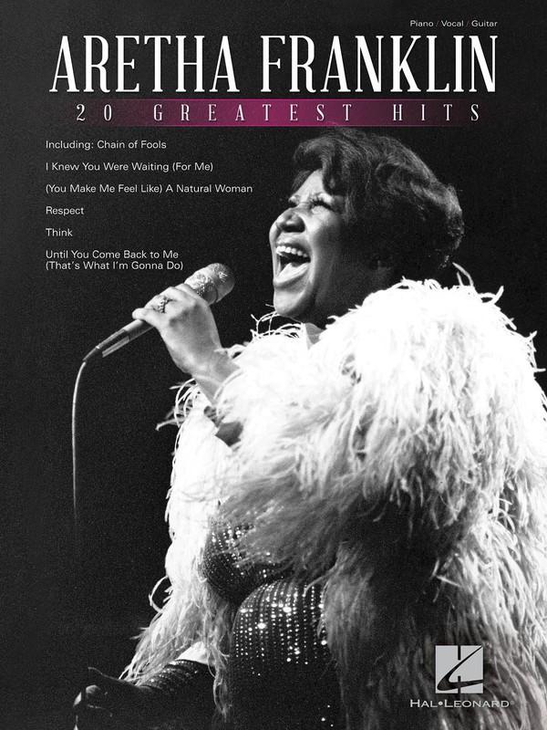 Aretha Franklin 20 Greatest Hits - Piano, Vocal & Guitar-Piano Vocal & Guitar-Hal Leonard-Engadine Music