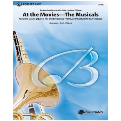 At the Movies-The Musicals Arr. Justin Williams Concert Band Chart Grade 3-Concert Band Chart-Alfred-Engadine Music