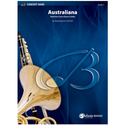 Australiana, Roland Barrett Concert Band Chart Grade 3-Concert Band chart-Alfred-Engadine Music