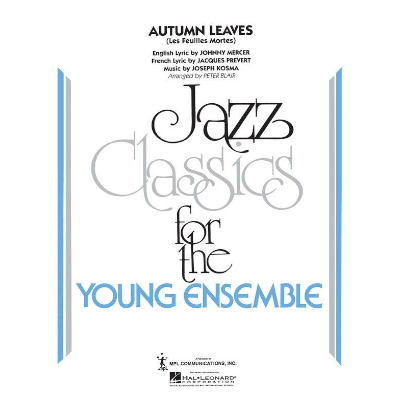 Autumn Leaves Arr. Peter Blair Stage Band Chart Grade 3-Stage Band chart-Hal Leonard-Engadine Music