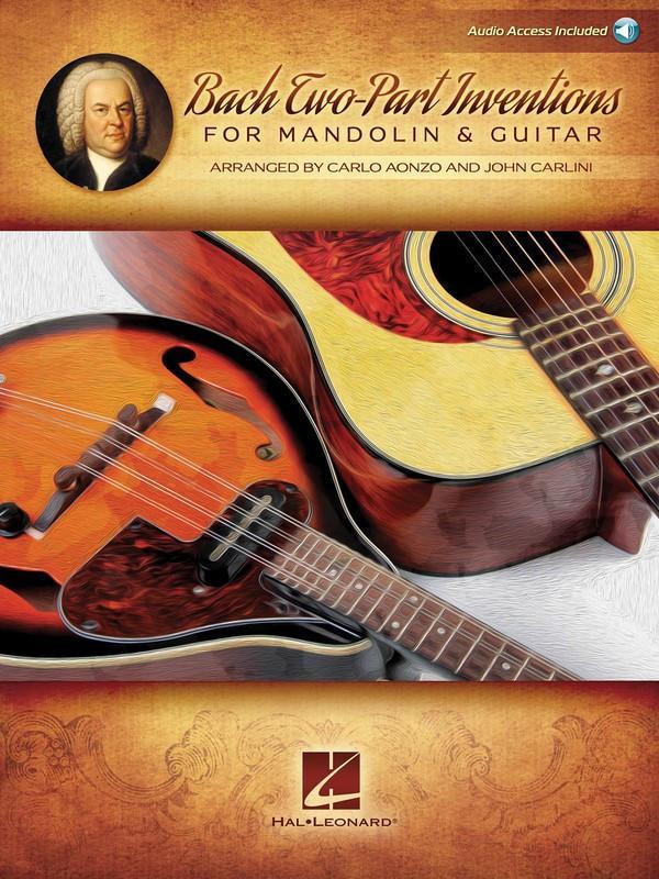 Bach Two-Part Inventions for Mandolin & Guitar-Guitar & Folk-Hal Leonard-Engadine Music