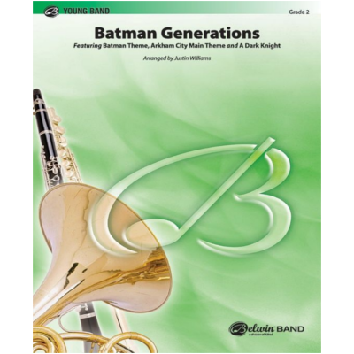 Batman Generations Arr. Justin Williams Concert Band Chart Grade 2-Concert Band Chart-Alfred-Engadine Music