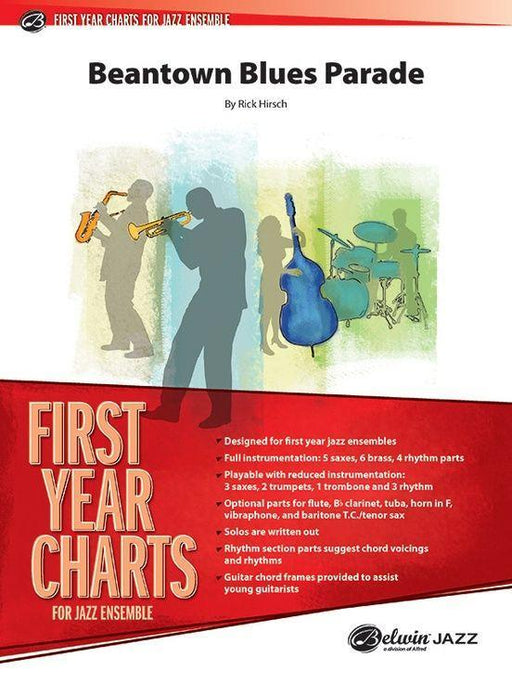 Beantown Blues Parade, Rick Hirsch Stage Band Chart Grade 1-Stage Band chart-Alfred-Engadine Music