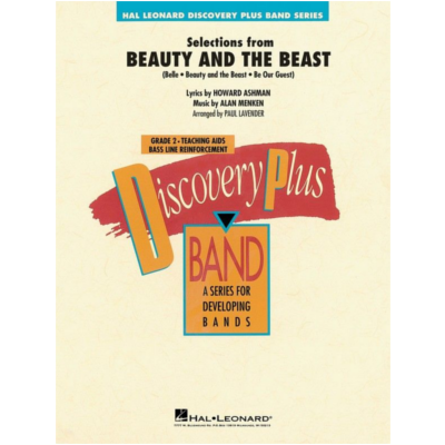 Beauty and the Beast, Selections from, Alan Menken, Howard Ashman Arr. Paul Lavender Concert Band Chart Grade 2-Concert Band Chart-Hal Leonard-Engadine Music