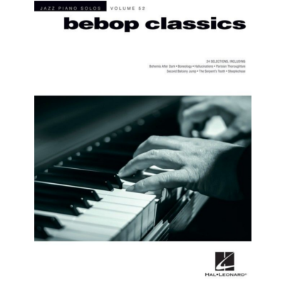 Bebop Classics Jazz Piano Solos Series Volume 52-Piano & Keyboard-Hal Leonard-Engadine Music