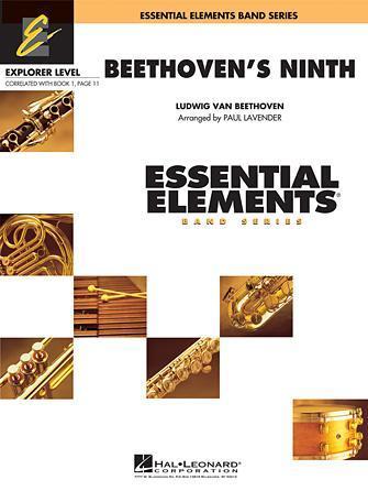 Beeethoven's Ninth, Arr. Paul Lavender Concert Band Grade 0.5-Concert Band Chart-Hal Leonard-Engadine Music