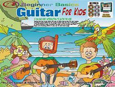 Beginner Basics Guitar for Kids Book/CD/DVD-Guitar & Folk-Koala Publications-Engadine Music