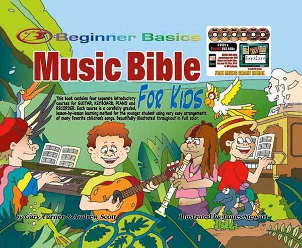 Beginner Basics Music Bible for Kids Book/DVD/DVD-Rom-Guitar & Folk-Koala Publications-Engadine Music
