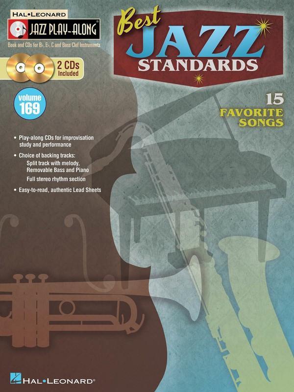 Best Jazz Standards, Jazz Play-Along Volume 169-Jazz-Hal Leonard-Engadine Music
