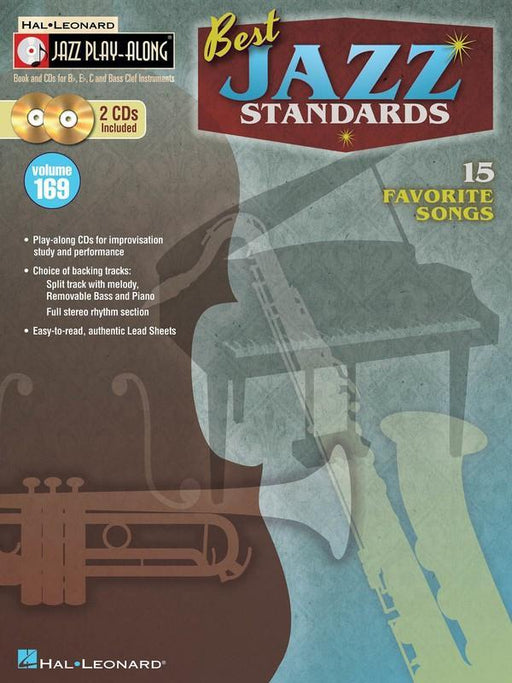 Best Jazz Standards, Jazz Play-Along Volume 169-Jazz-Hal Leonard-Engadine Music