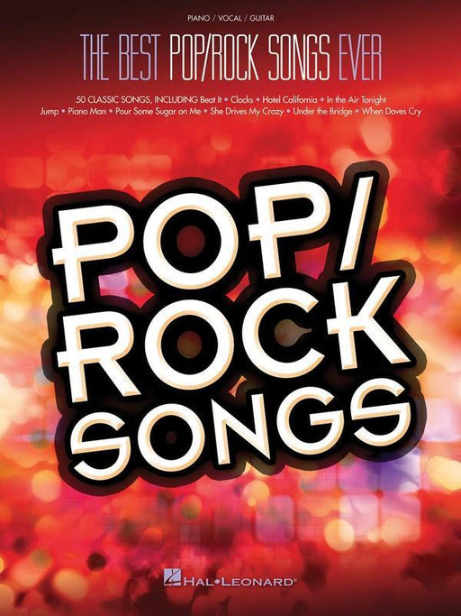 Best Pop/Rock Songs Ever-Songbooks-Hal Leonard-Engadine Music