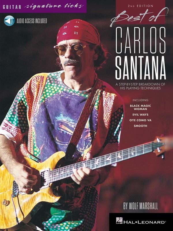 Best of Carlos Santana - Signature Licks - 2nd Edition-Guitar & Folk-Hal Leonard-Engadine Music