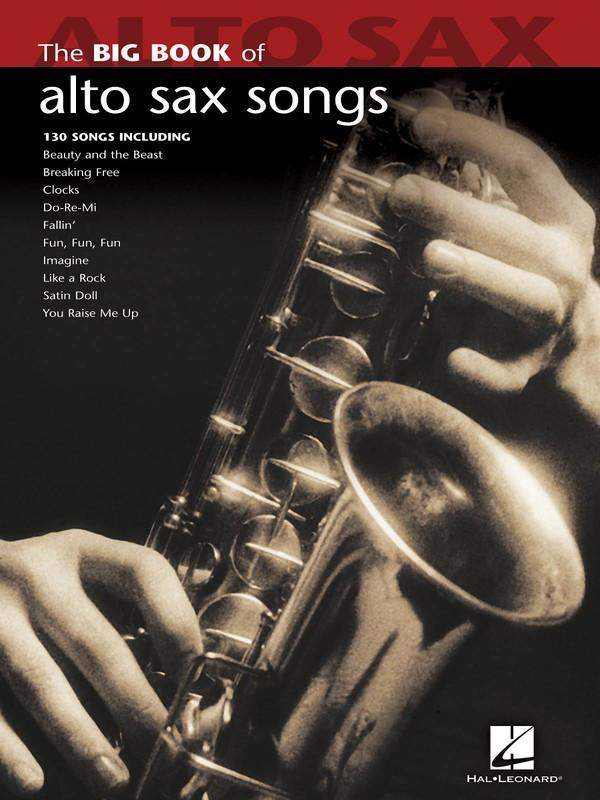 Big Book of Alto Sax Songs-Woodwind-Hal Leonard-Engadine Music