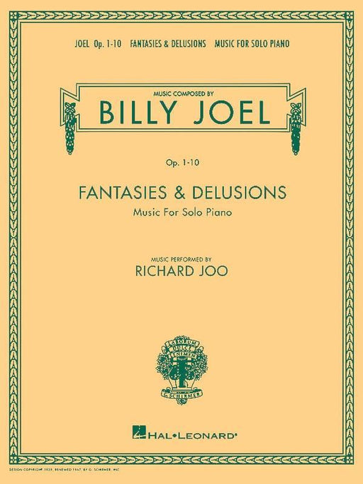 Billy Joel - Fantasies & Delusions Piano-Piano & Keyboard-Hal Leonard-Engadine Music