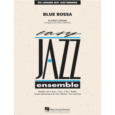 Blue Bossa, Arr. Michael Sweeney Stage Band Chart Grade 2-Stage Band chart-Hal Leonard-Engadine Music