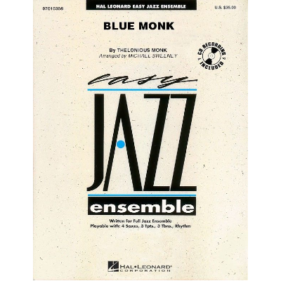 Blue Monk, Thelonious Monk Arr. Michael Sweeney Stage Band Chart Grade 2-Stage Band chart-Hal Leonard-Engadine Music