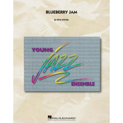 Blueberry Jam, Rick Stitzel Stage Band Chart Grade 3-Stage Band chart-Hal Leonard-Engadine Music