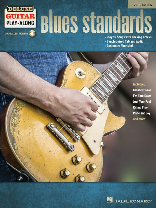 Blues Standards, Deluxe Guitar Play-Along Volume 5-Guitar & Folk-Hal Leonard-Engadine Music