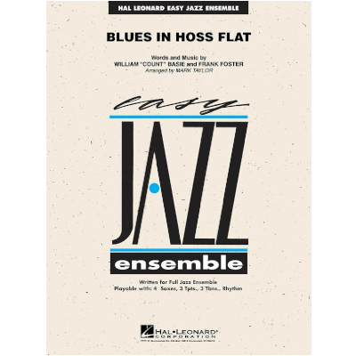 Blues in Hoss Flat, Count Basie Arr. Mark Taylor Stage Band Chart Grade 2-Stage Band chart-Hal Leonard-Engadine Music