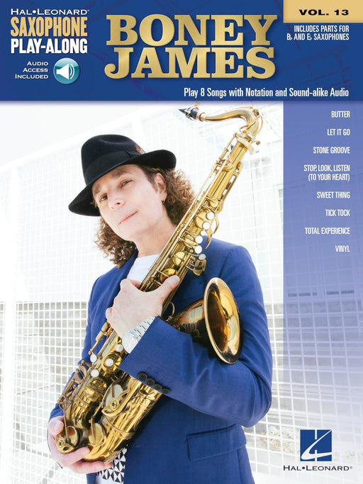 Boney James - Saxophone Play-Along Volume 13-Woodwind-Hal Leonard-Engadine Music