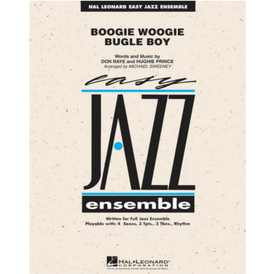 Boogie Woogie Bugle Boy, Arr. Michael Sweeney Stage Band Chart Grade 2-Stage Band chart-Hal Leonard-Engadine Music