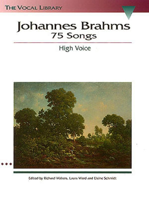 Brahms - 75 Songs, High Voice-Vocal-Hal Leonard-Engadine Music