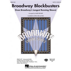 Broadway Blockbusters (from Broadway's Longest Running Shows) Arr. Mark Brymer Choral-Choral-Hal Leonard-Engadine Music