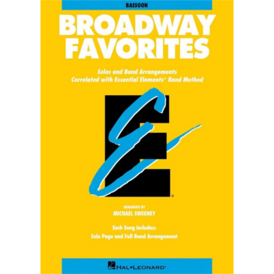 Broadway Favorites EE - Bassoon-Ensemble-Hal Leonard-Engadine Music