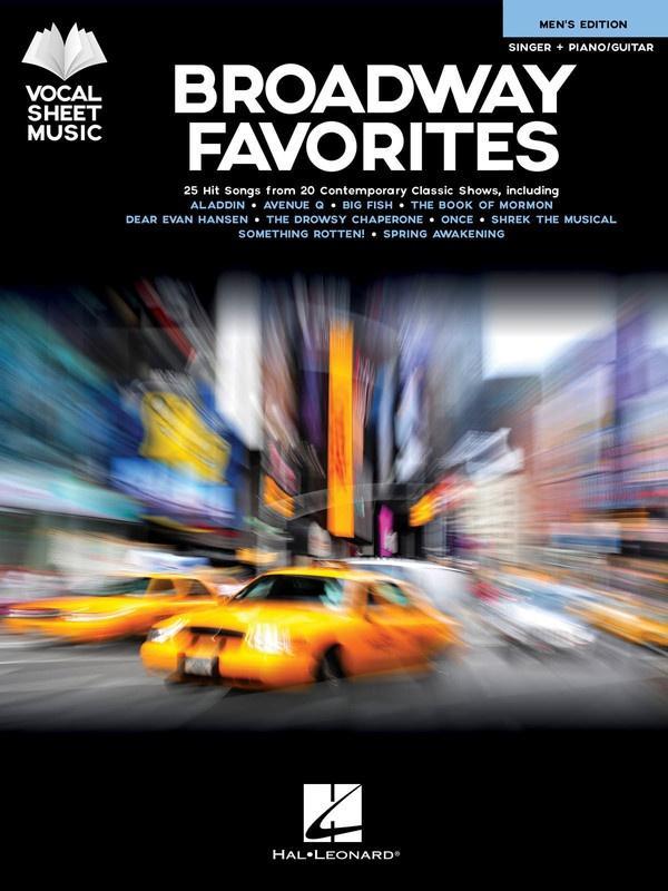 Broadway Favorites - Men's Edition-Vocal-Hal Leonard-Engadine Music