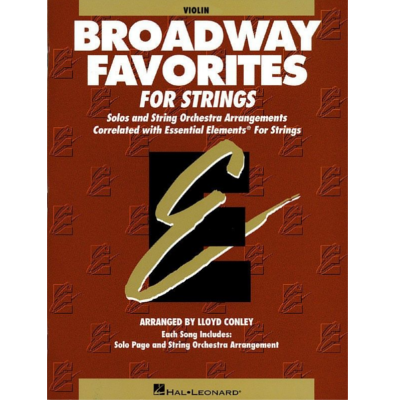 Broadway Favorites for Strings EE - Violin-Ensemble-Hal Leonard-Engadine Music