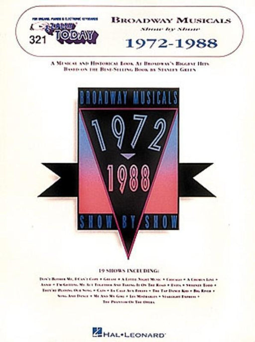 Broadway Musicals Show by Show - 1972-1988, E-Z Play