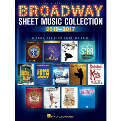 Broadway Sheet Music Collection: 2010-2017, Piano Vocal & Guitar-Piano Vocal & Guitar-Hal Leonard-Engadine Music