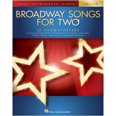 Broadway Songs for Two Cellos-Strings-Hal Leonard-Engadine Music